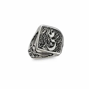 انگشتر نقره طرح حدیث نقطه