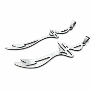 پلاک ذوالفقار استیل طرح Ali
